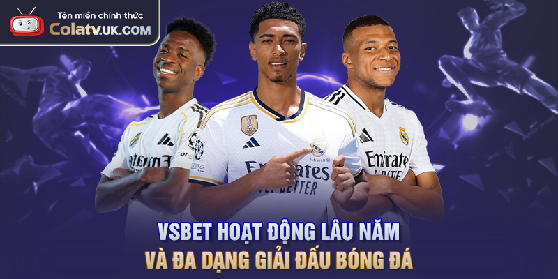 VSBET hoạt động lâu năm và đa dạng giải đấu bóng đá